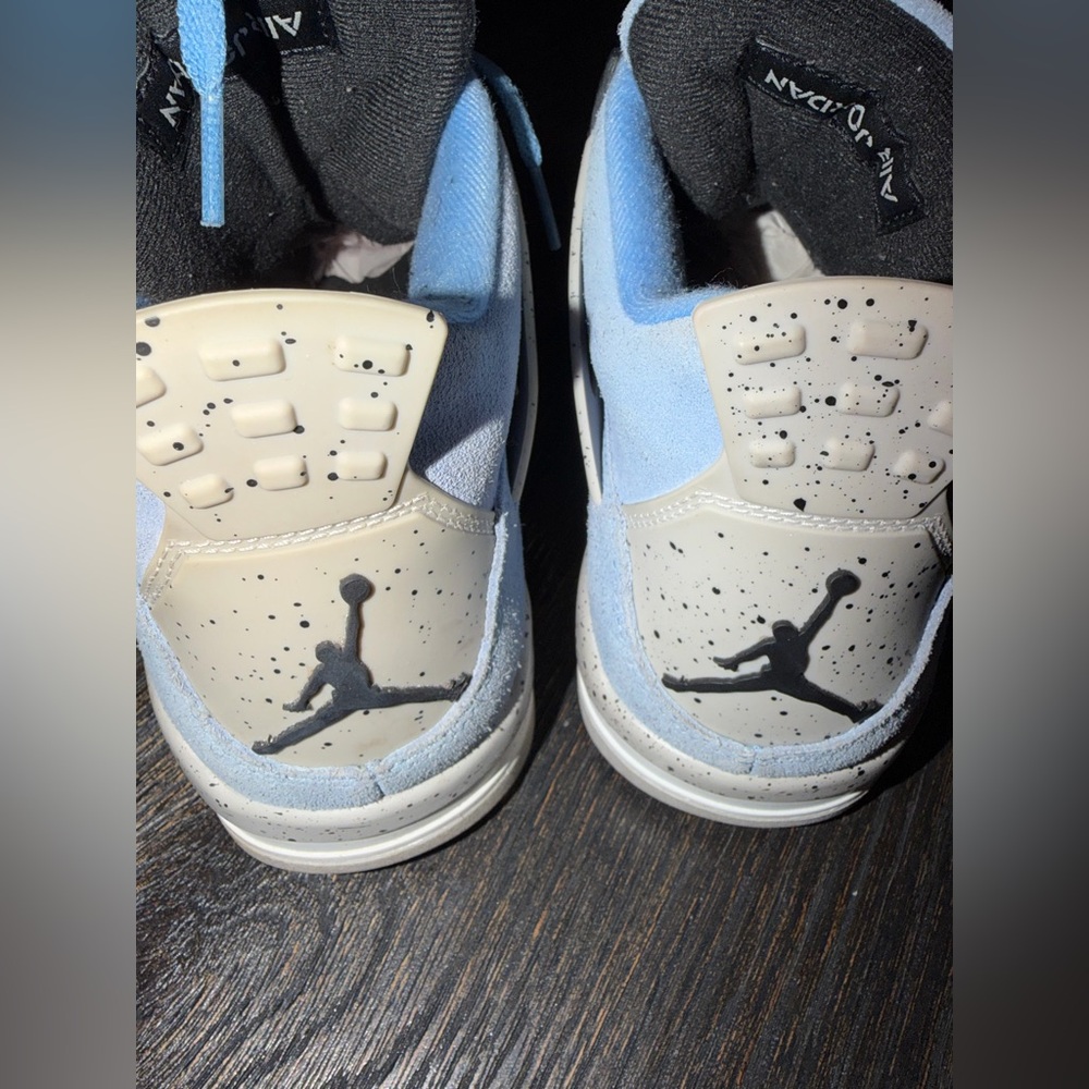 Nike Air Jordan Retro 4 IV University Blue Men's Size 9.5 - Picture 5 of 7